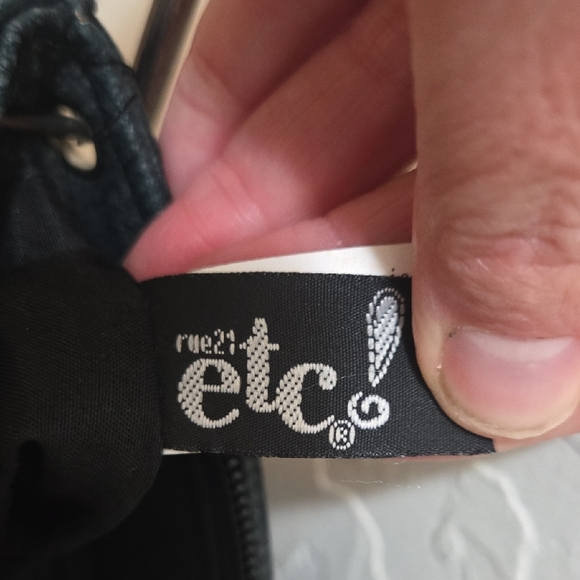 Rue21 Black Crossbody Bag with Fringe - Picture 2 of 10